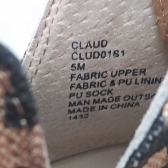 STEVE MADDEN Claud Leopard Print Back Zip Bootie High Top Wedge Sneaker Sz 5 NEW - Picture 10 of 12